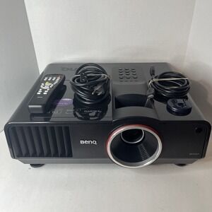 BenQ SP920P Projector HDMI 6000 Lumens w/ Remote Power Cord & HDMI Tested Works